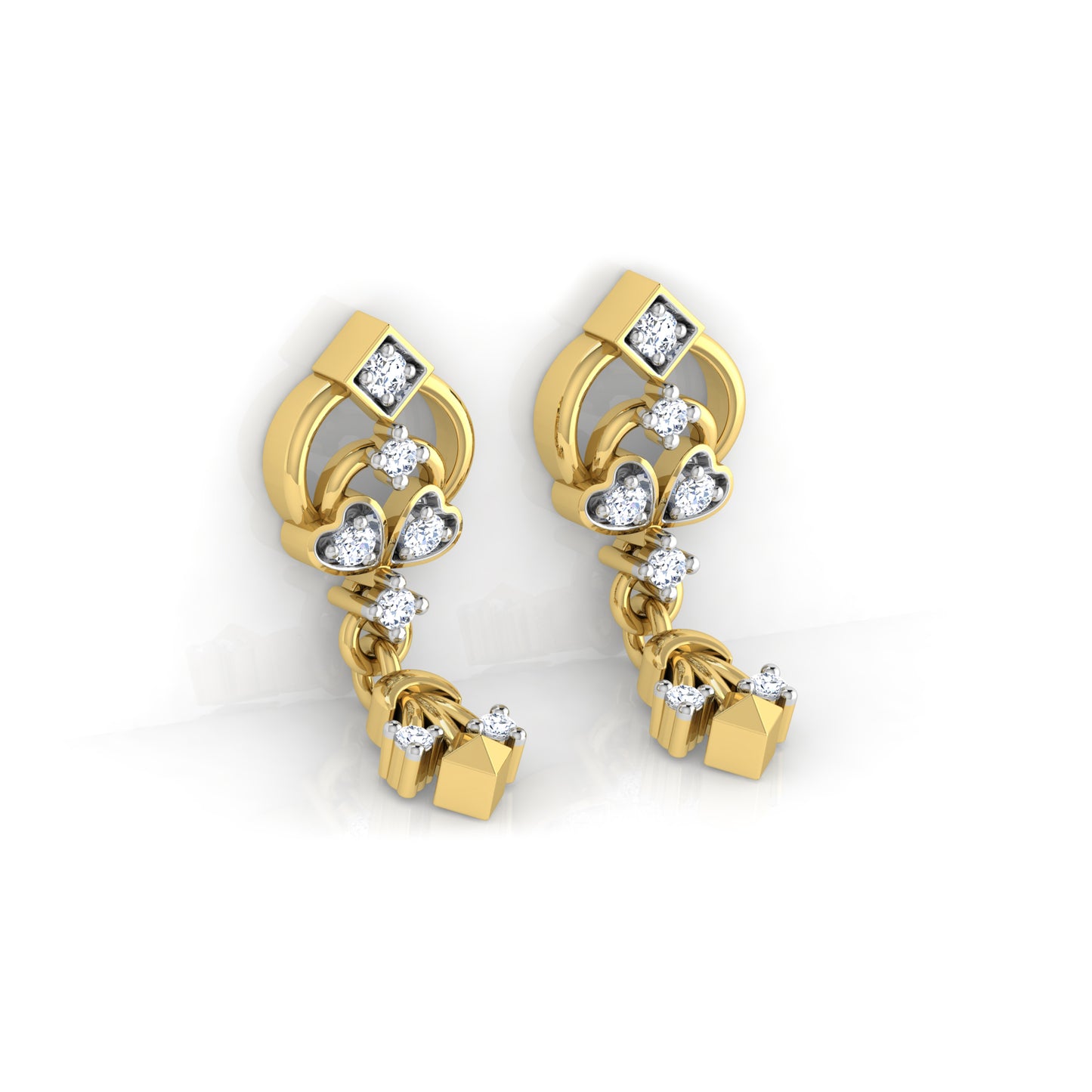 Lavender Earrings 18K