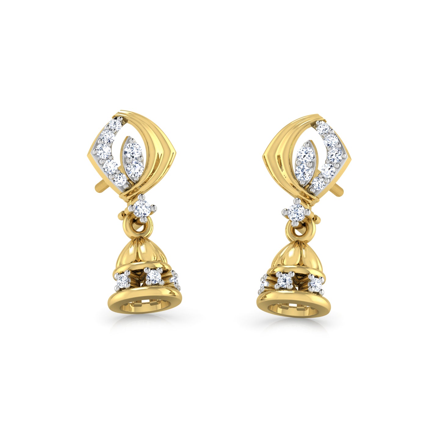Enigmatic Echoes Earrings 18K