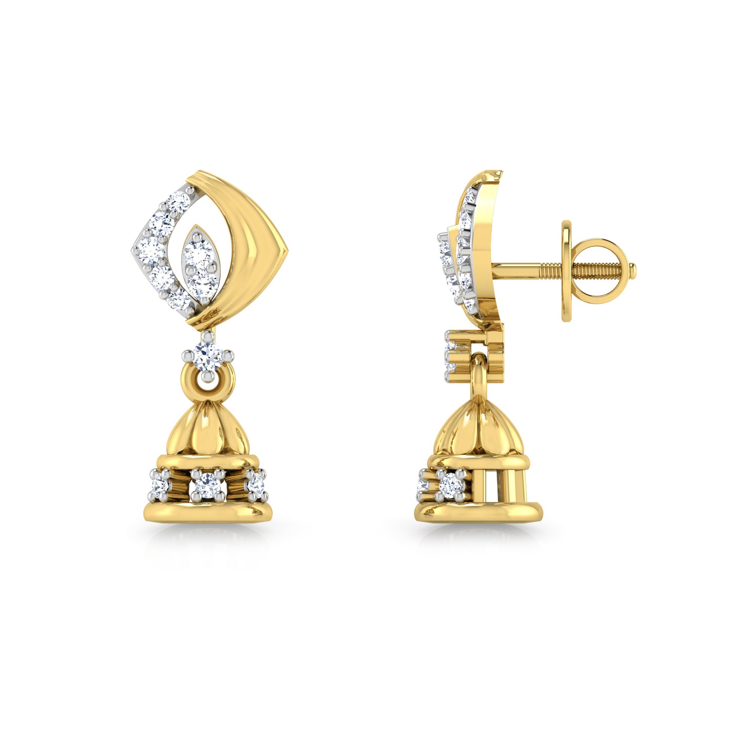 Enigmatic Echoes Earrings 18K