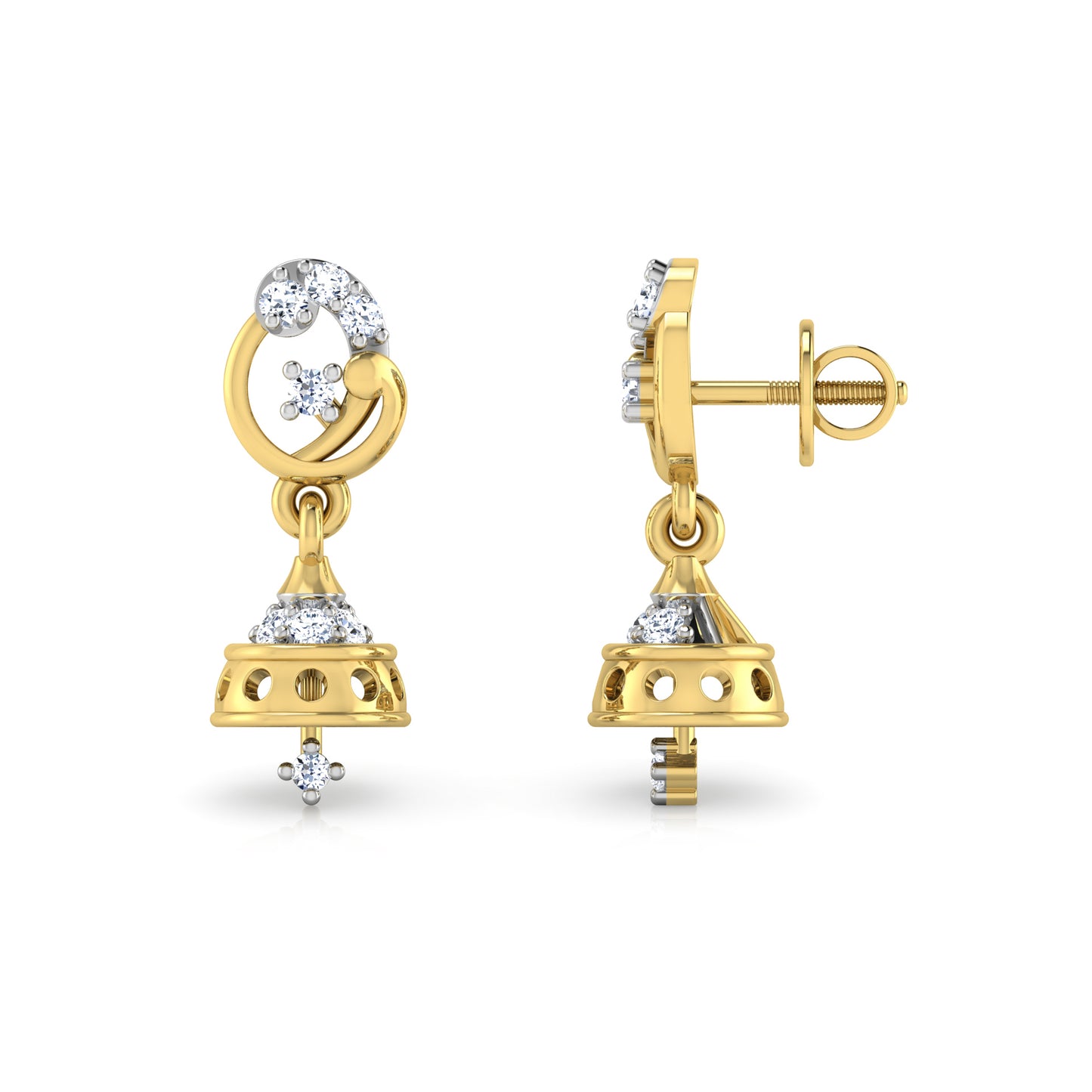 Shimmering Stardust Earrings 18K