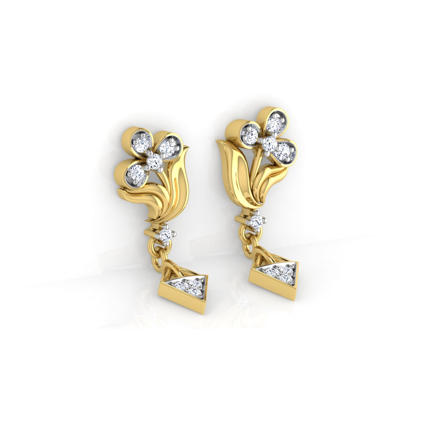 Tranquil Tempest Earrings 18K
