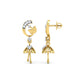 Lustrous Lilac Earrings 18K