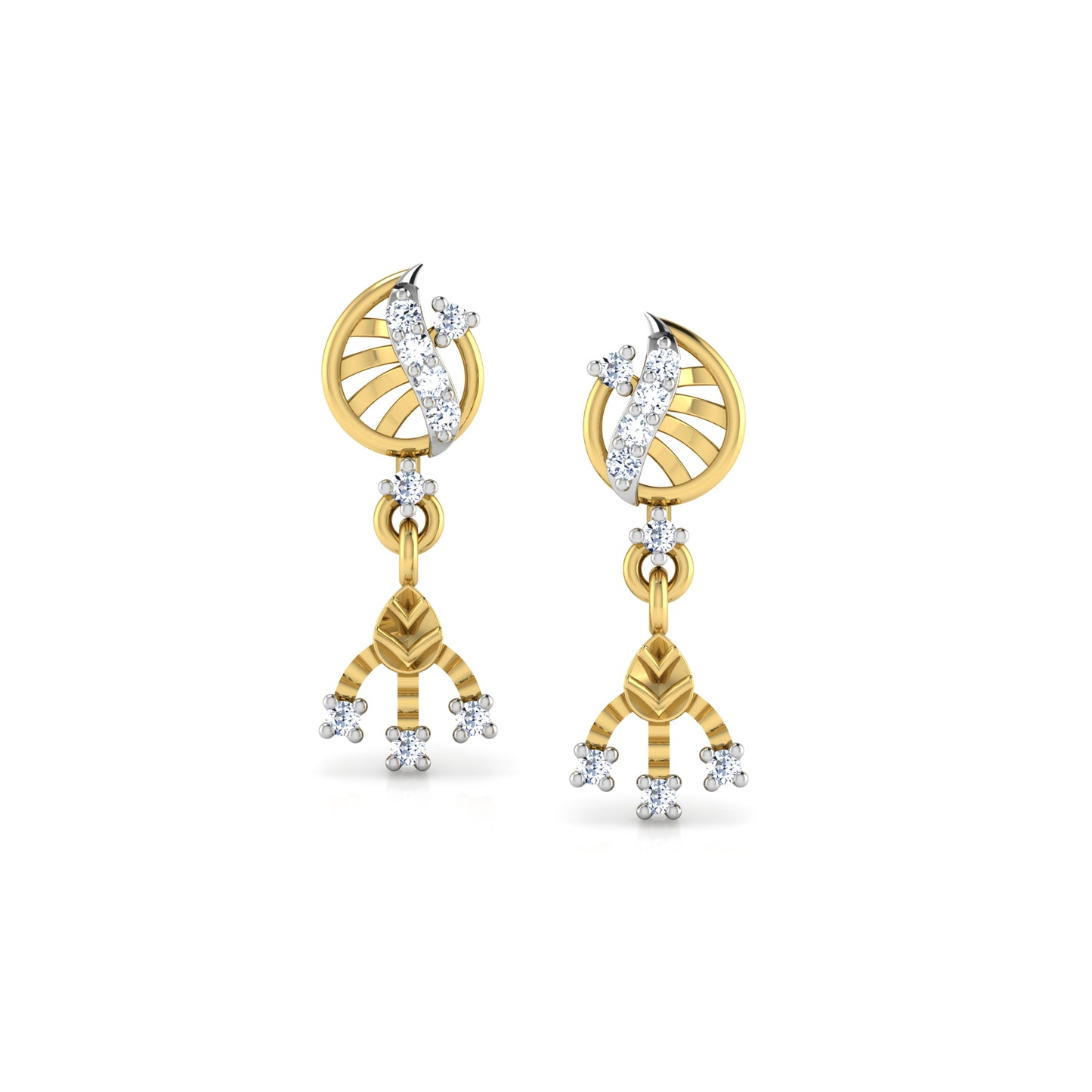 Radiant Rainstorm Earrings 18K