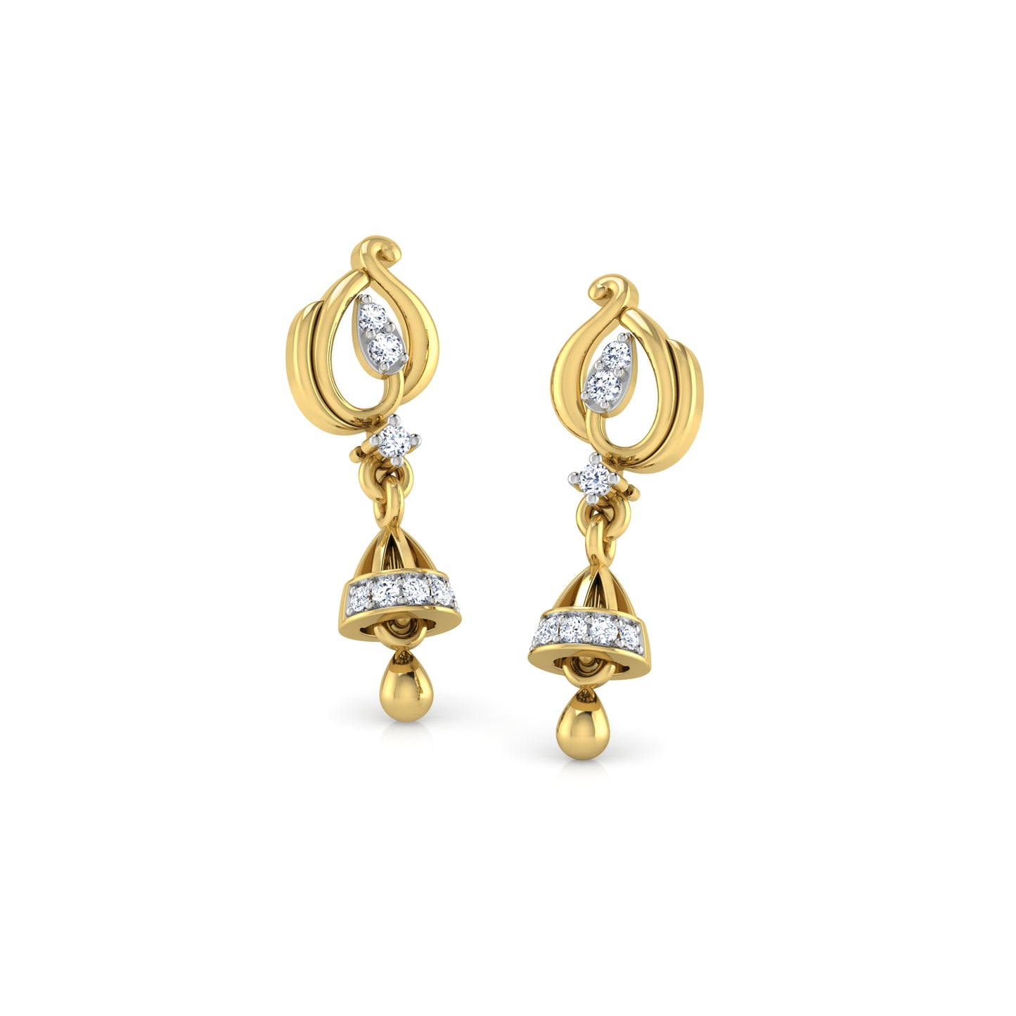 Shimmering Sheen Earrings 18K