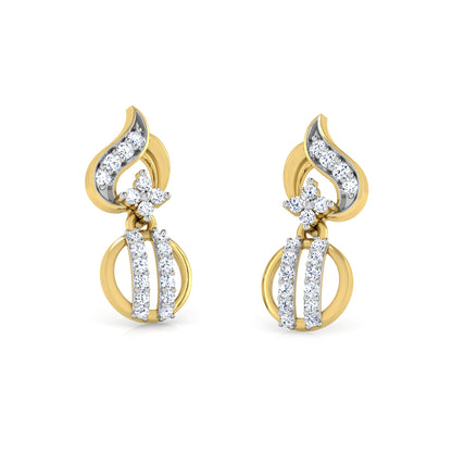 Gilded Galaxy Earrings 18K