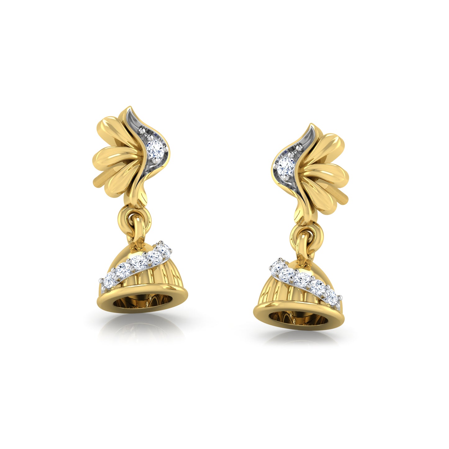 Enchanted Ember Earrings 18K