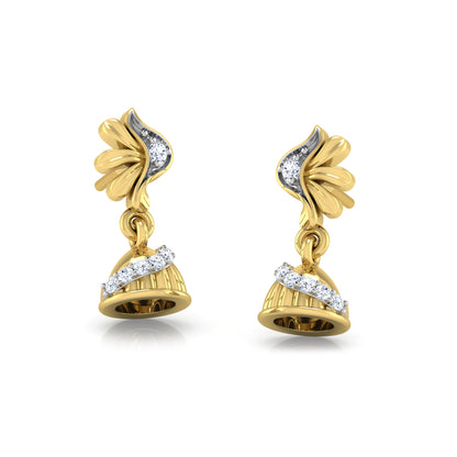 Enchanted Ember Earrings 18K