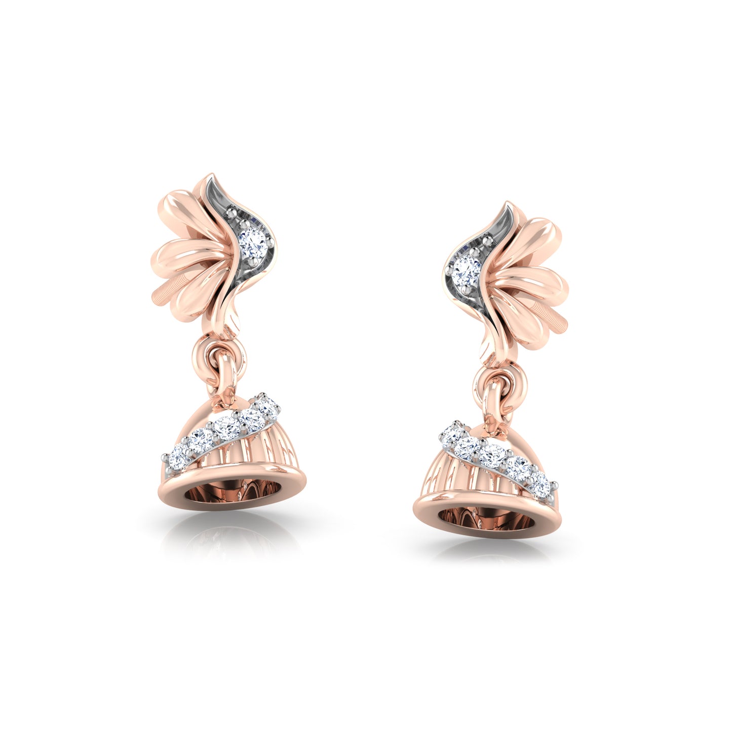 Enchanted Ember Earrings 18K