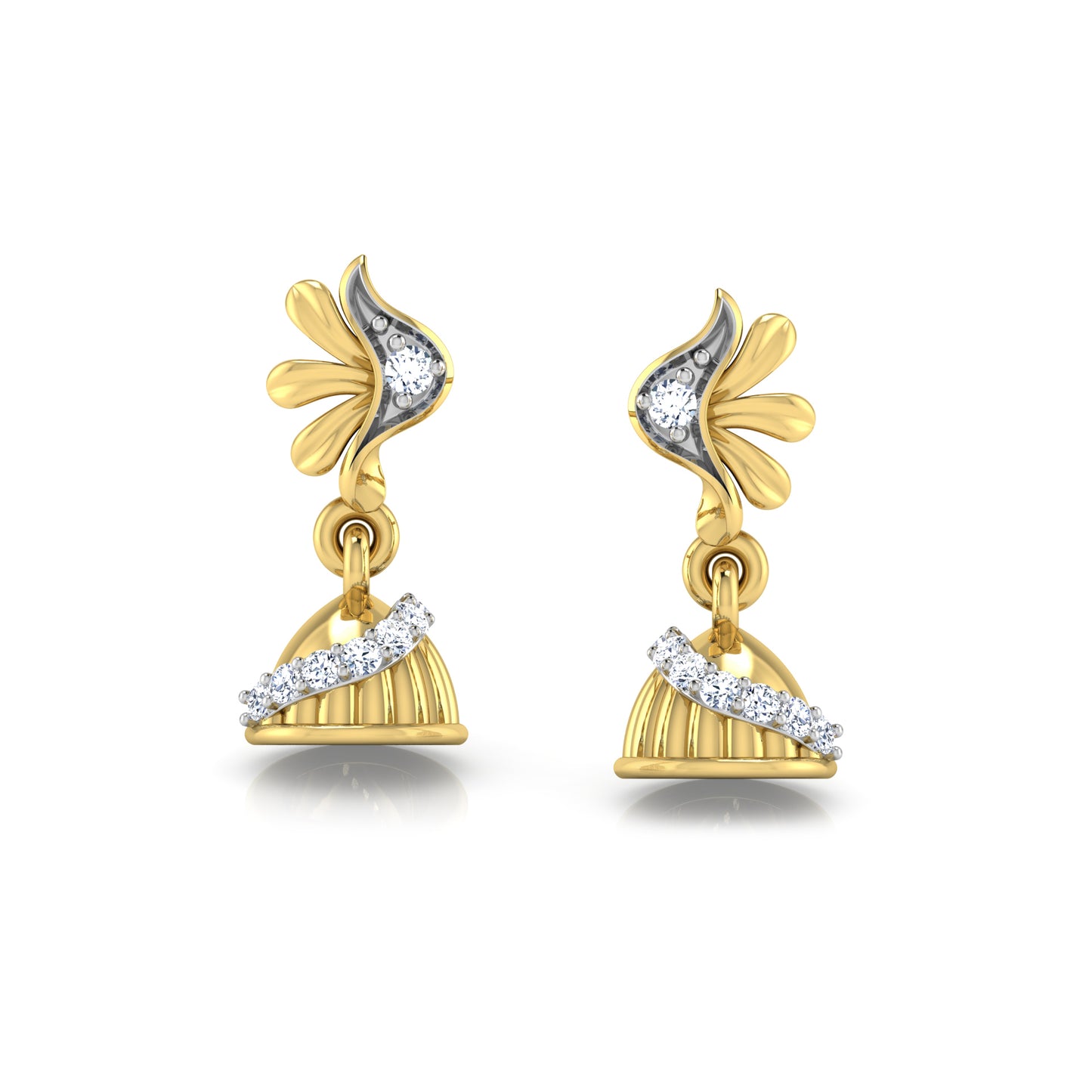 Enchanted Ember Earrings 18K