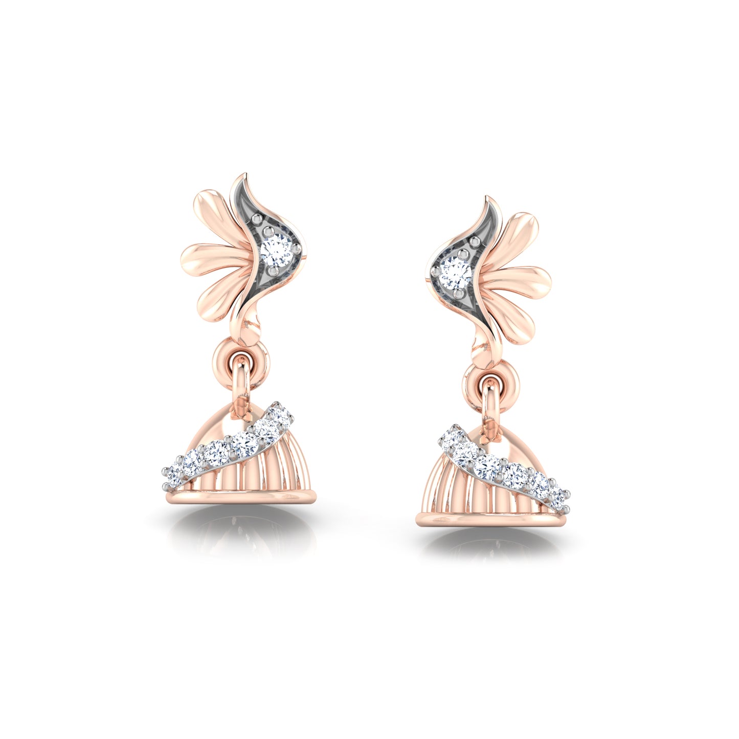 Enchanted Ember Earrings 18K