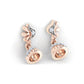 Enchanted Ember Earrings 18K