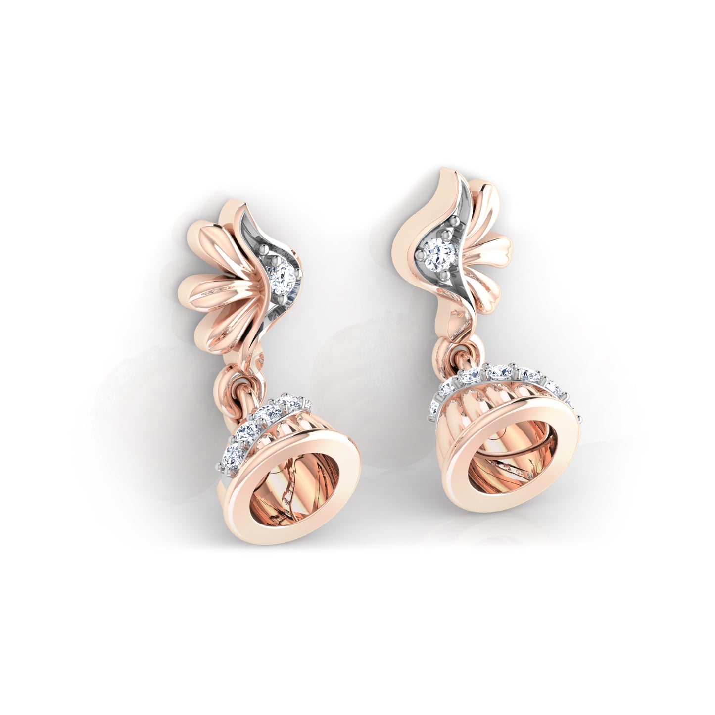 Enchanted Ember Earrings 18K