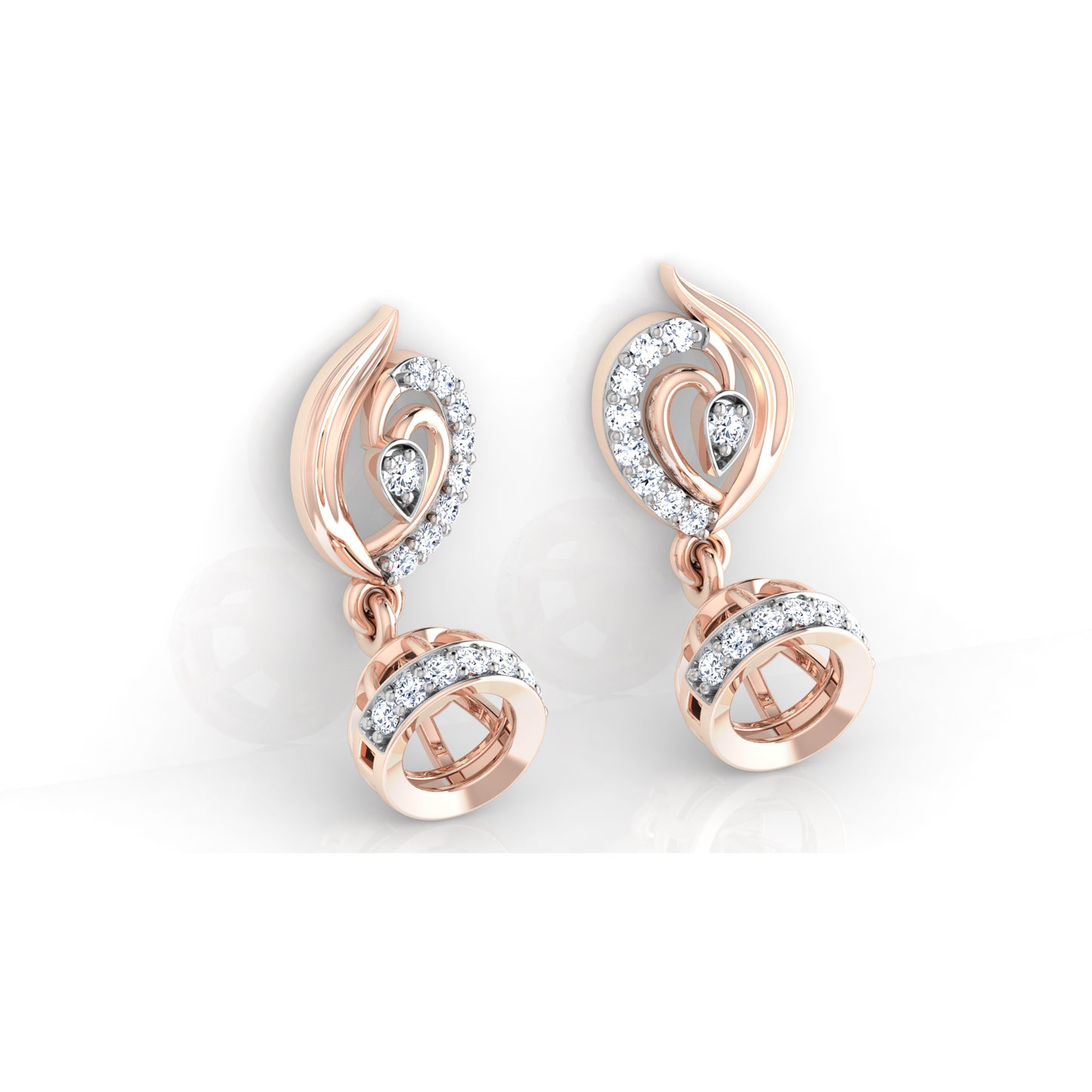 Mystic Moonstone Earrings 18K
