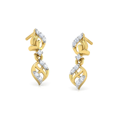 Lustrous Lavender Earrings 18K