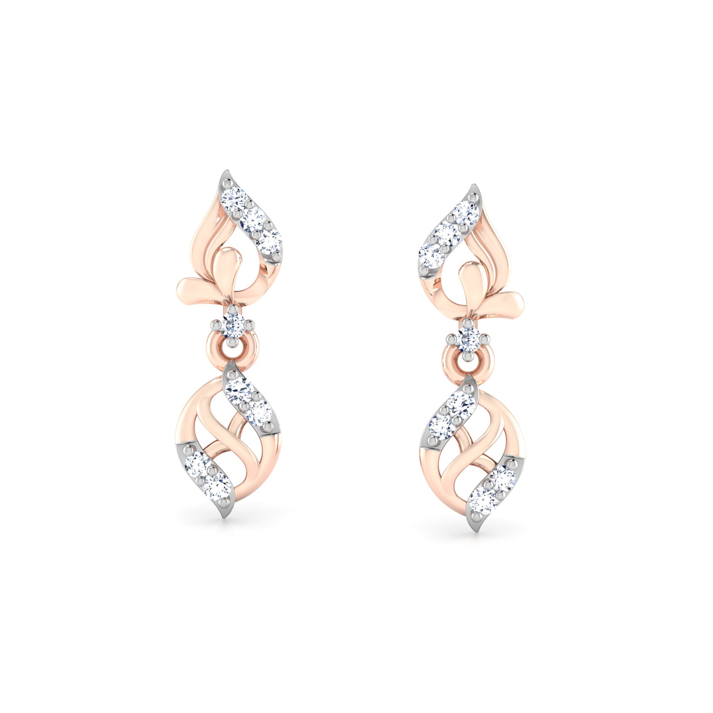 Lustrous Lavender Earrings 18K