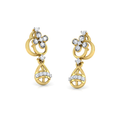 Radiant Rosewood Earrings 18K