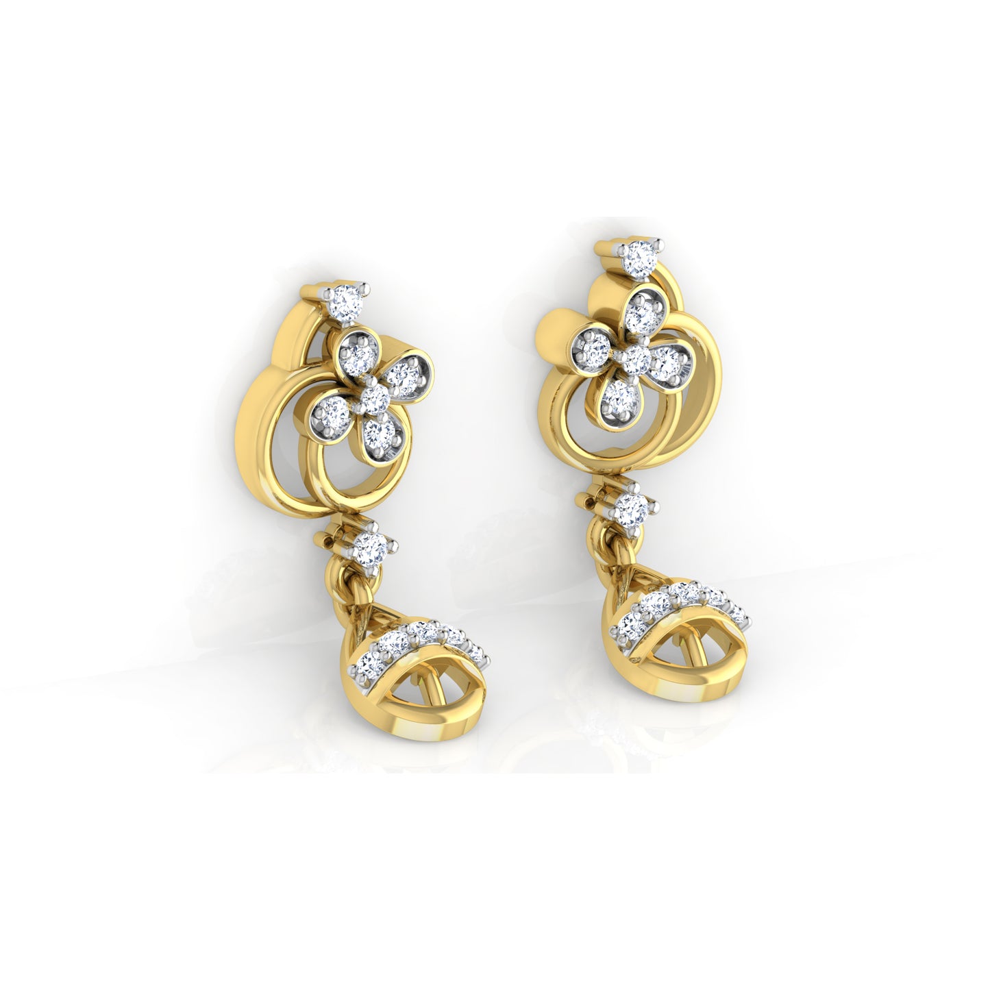 Radiant Rosewood Earrings 18K