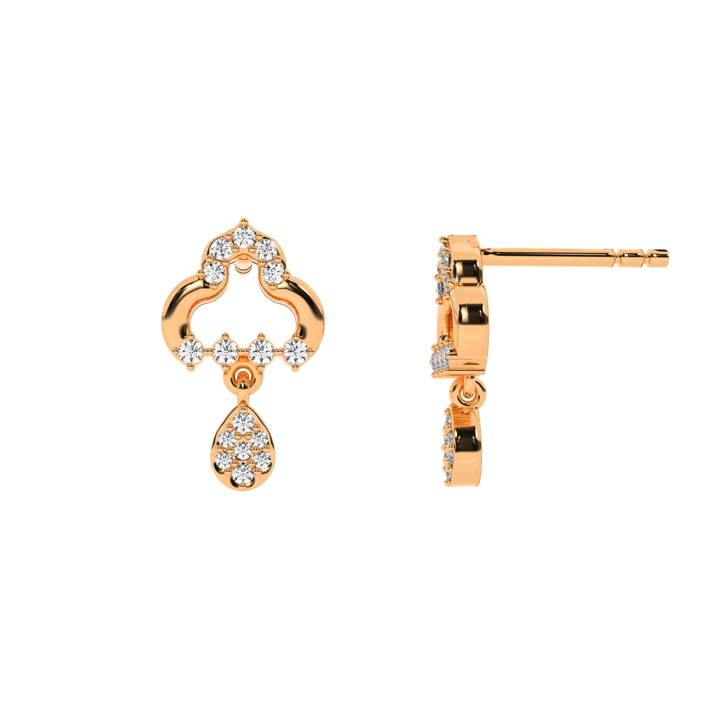 Whispering Windchime Earrings 18K