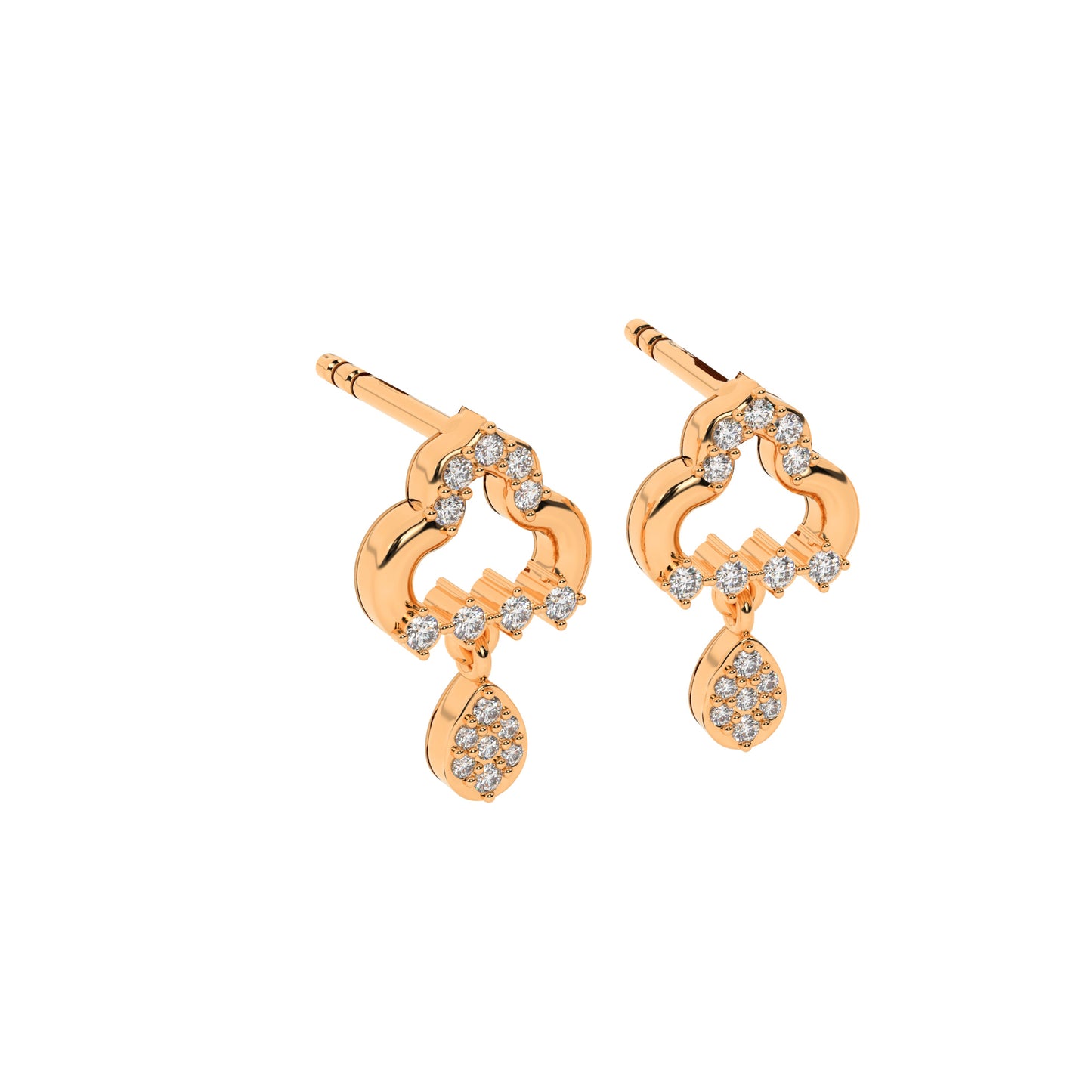 Whispering Windchime Earrings 18K