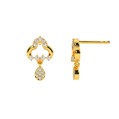 Whispering Windchime Earrings 18K