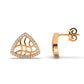 Serene Sunflower Earrings 18K