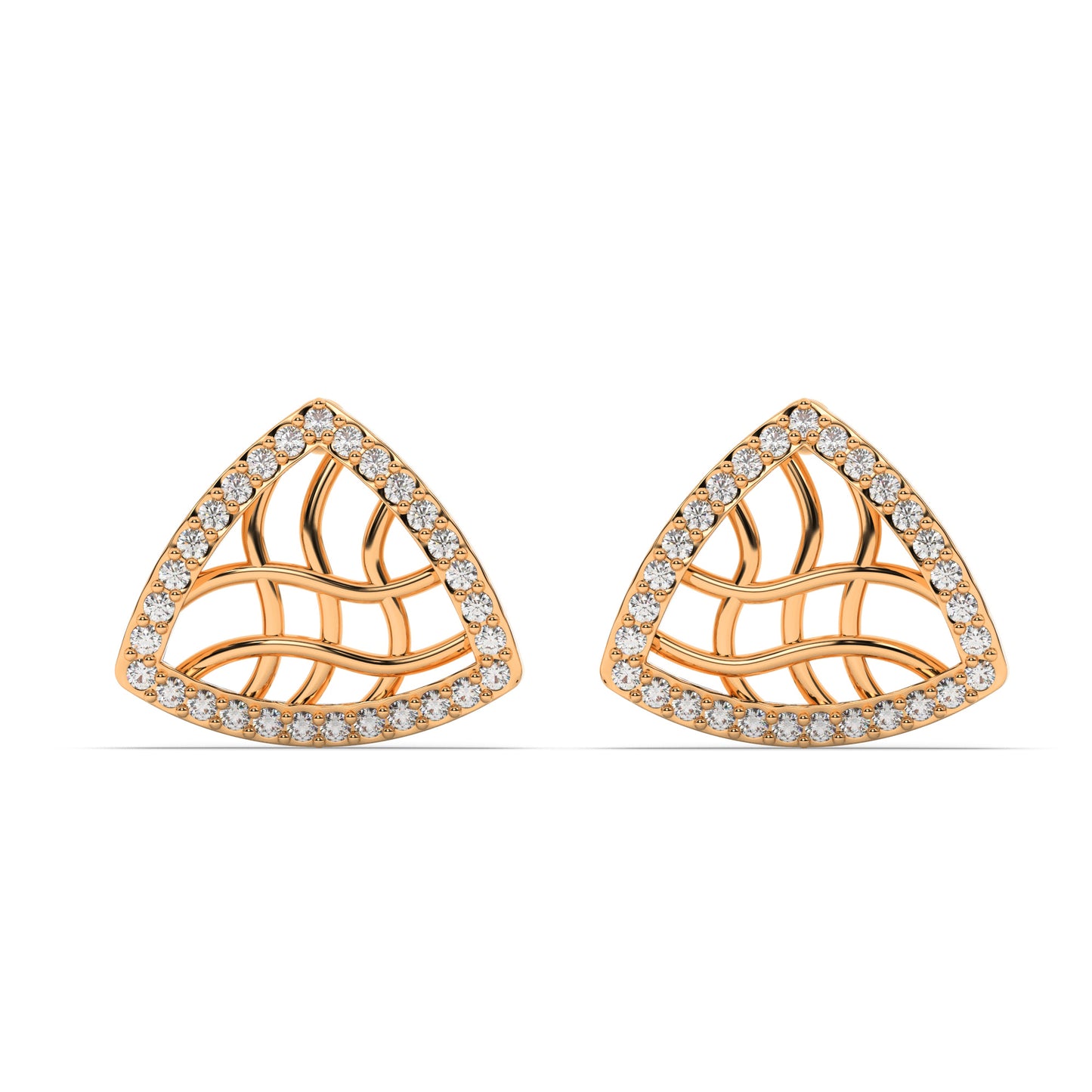 Serene Sunflower Earrings 18K