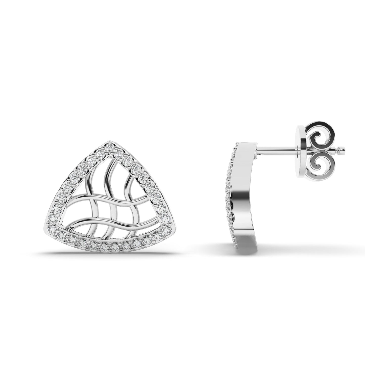 Serene Sunflower Earrings 18K