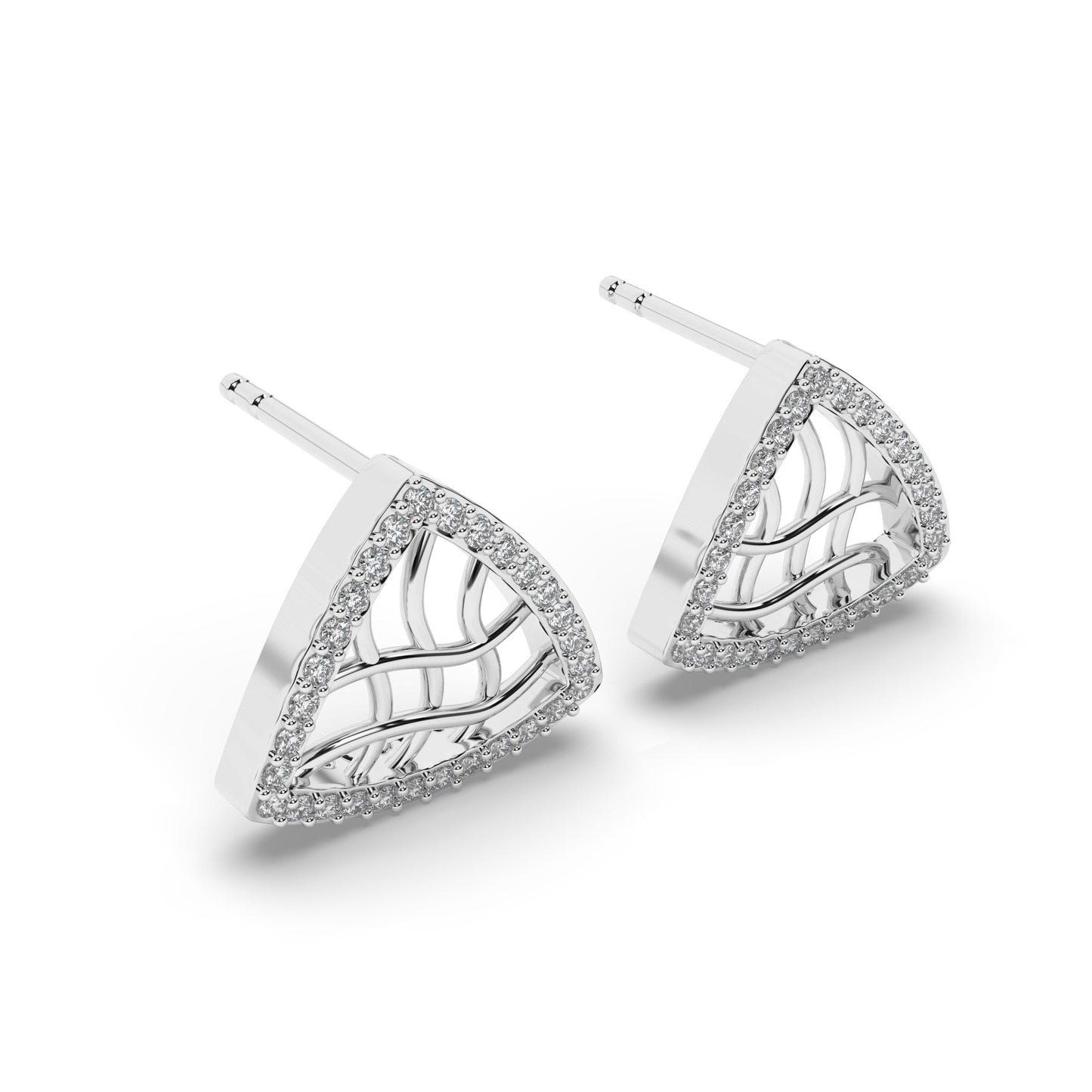 Serene Sunflower Earrings 18K