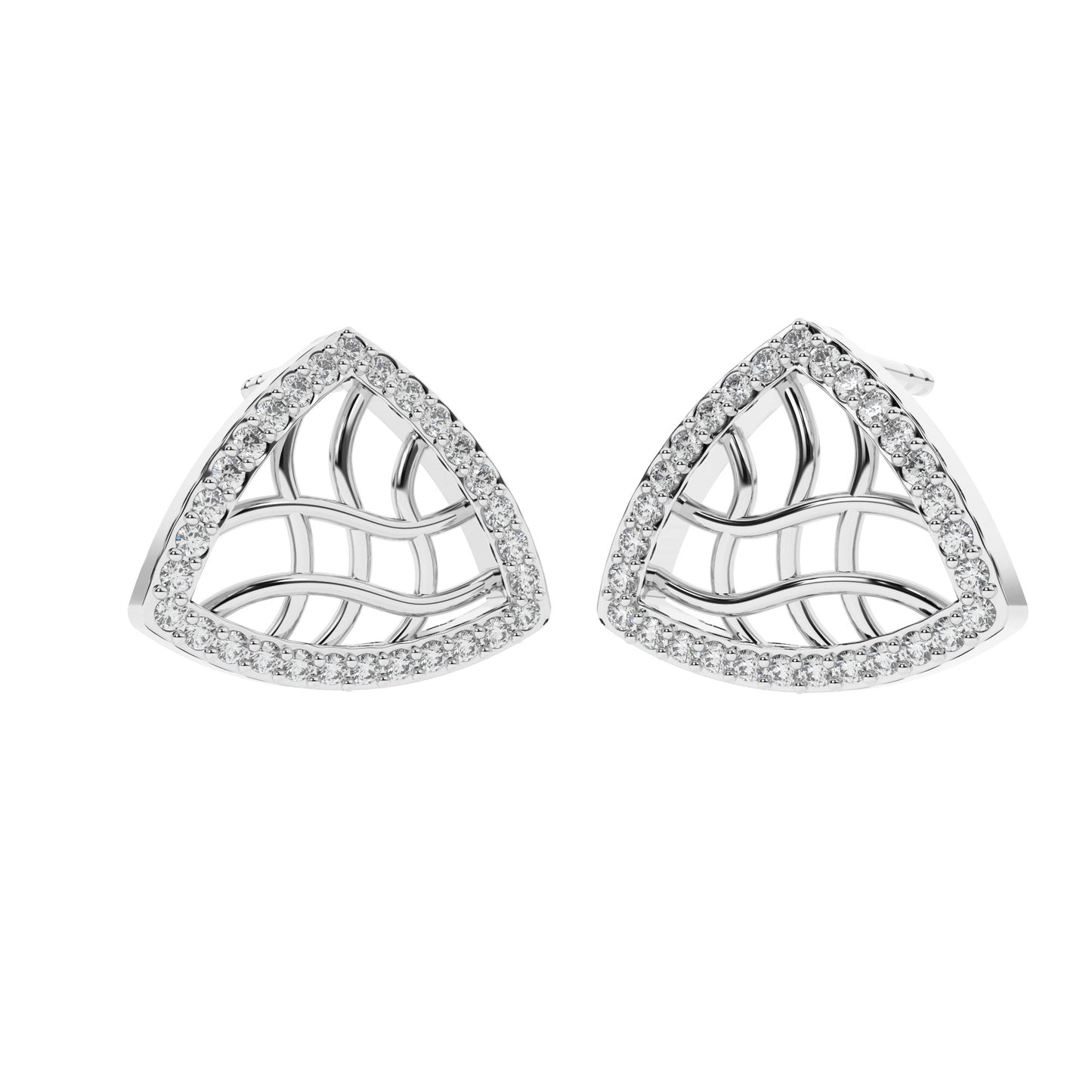 Serene Sunflower Earrings 18K
