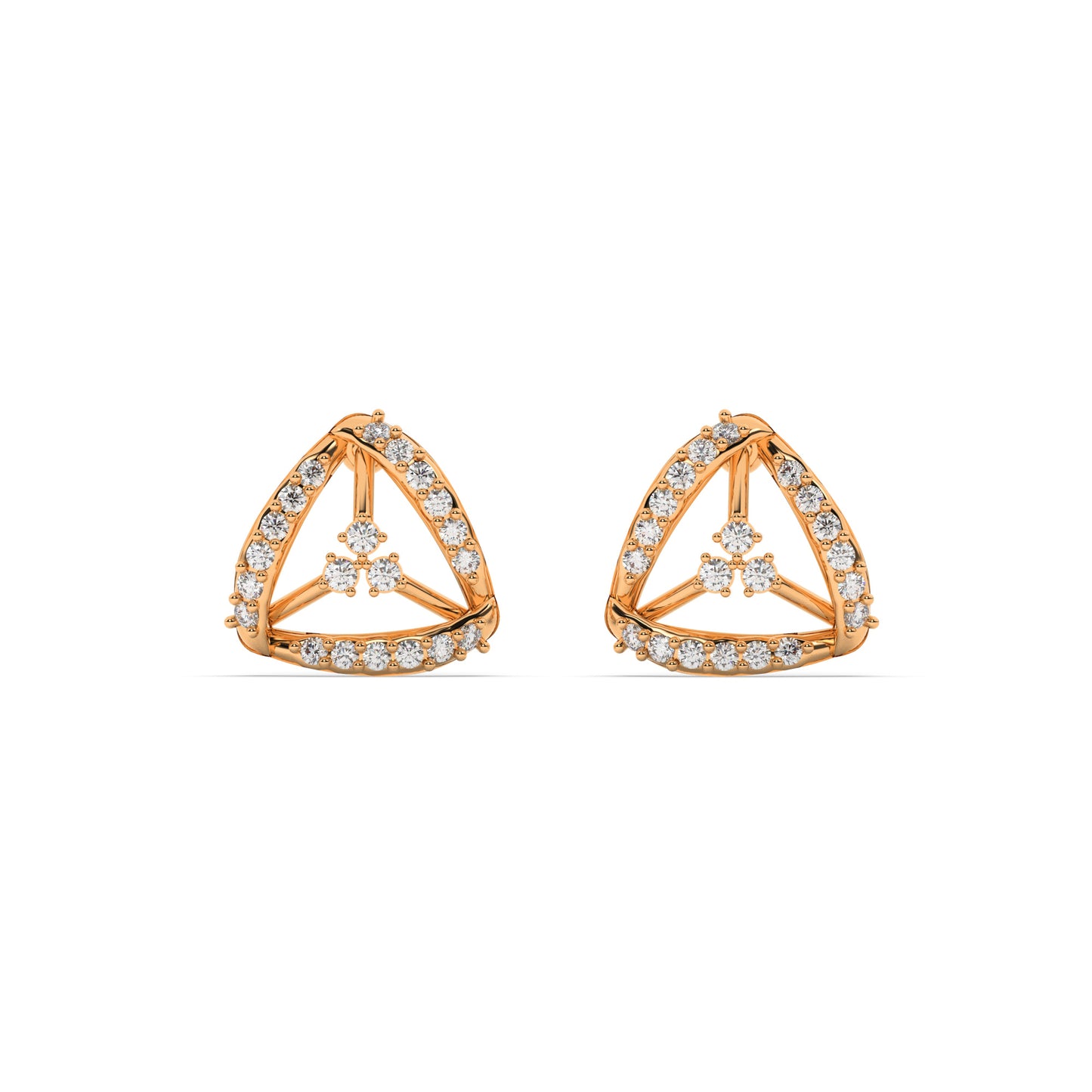 Luminous Lotus Earrings 18K