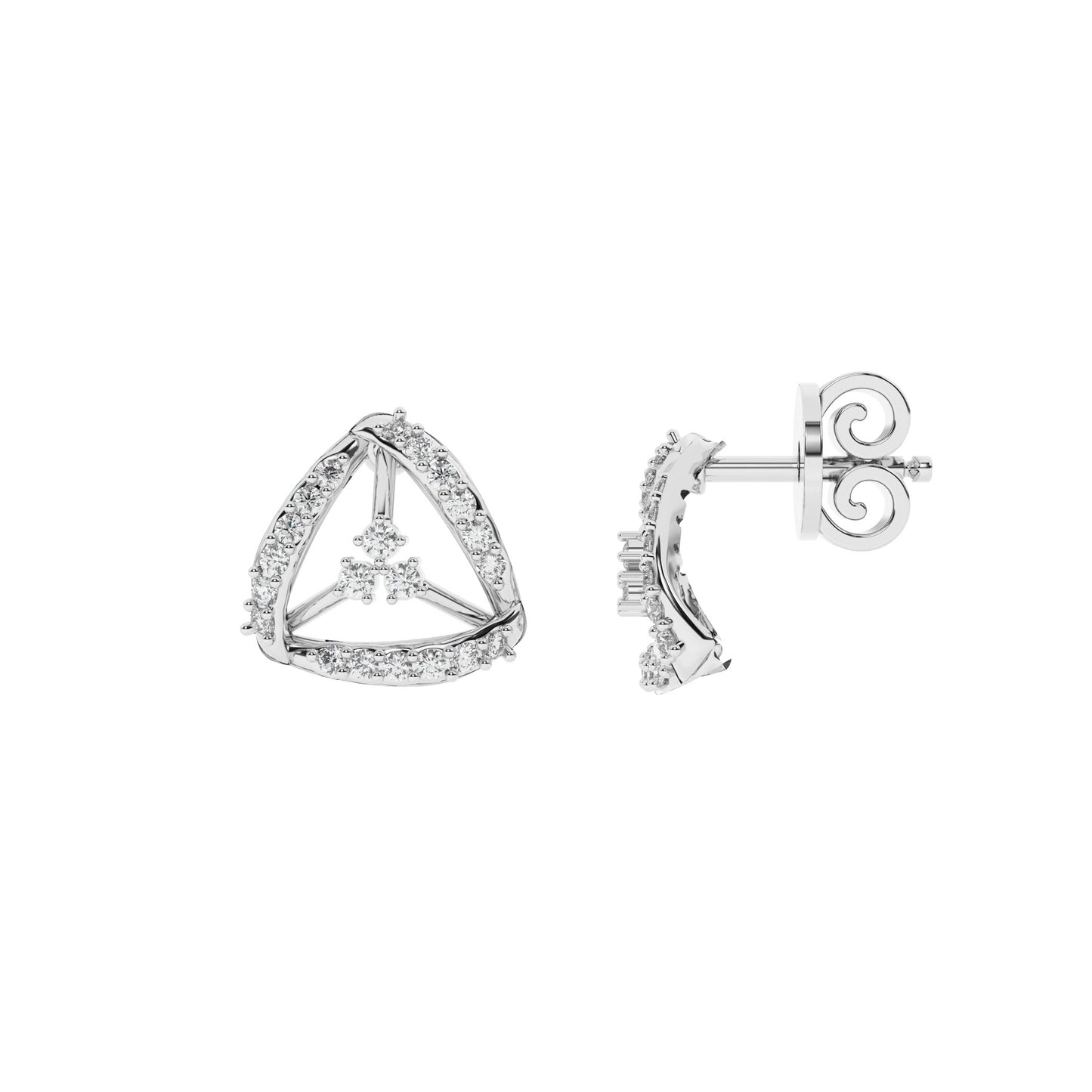 Luminous Lotus Earrings 18K
