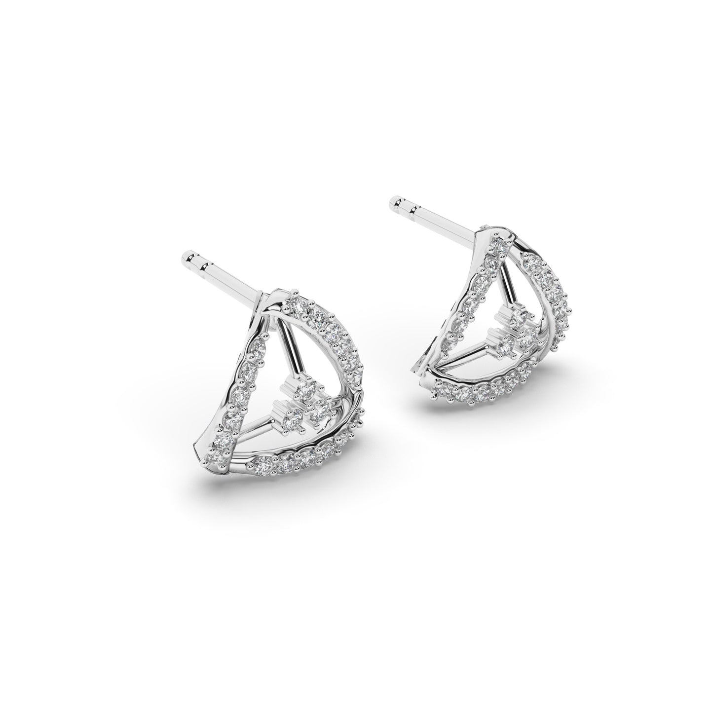 Luminous Lotus Earrings 18K