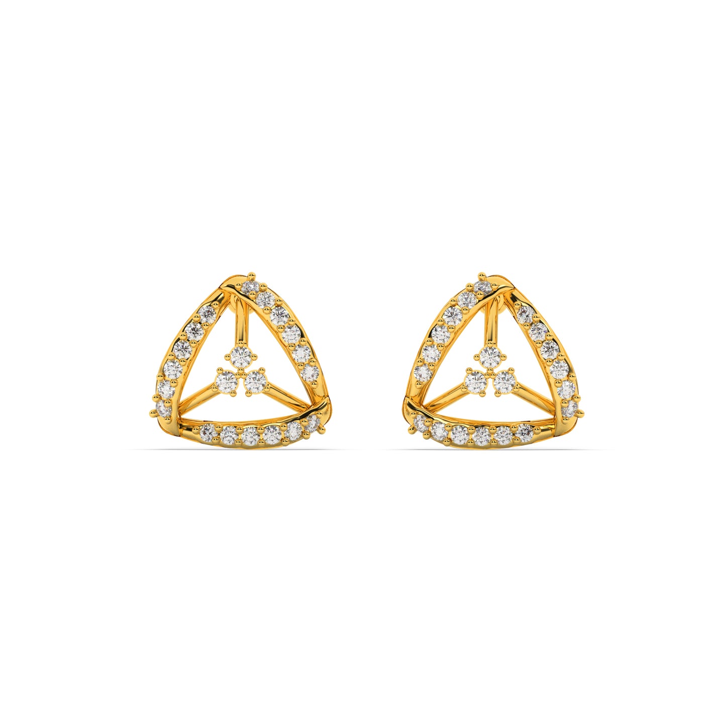 Luminous Lotus Earrings 18K
