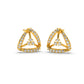 Luminous Lotus Earrings 18K