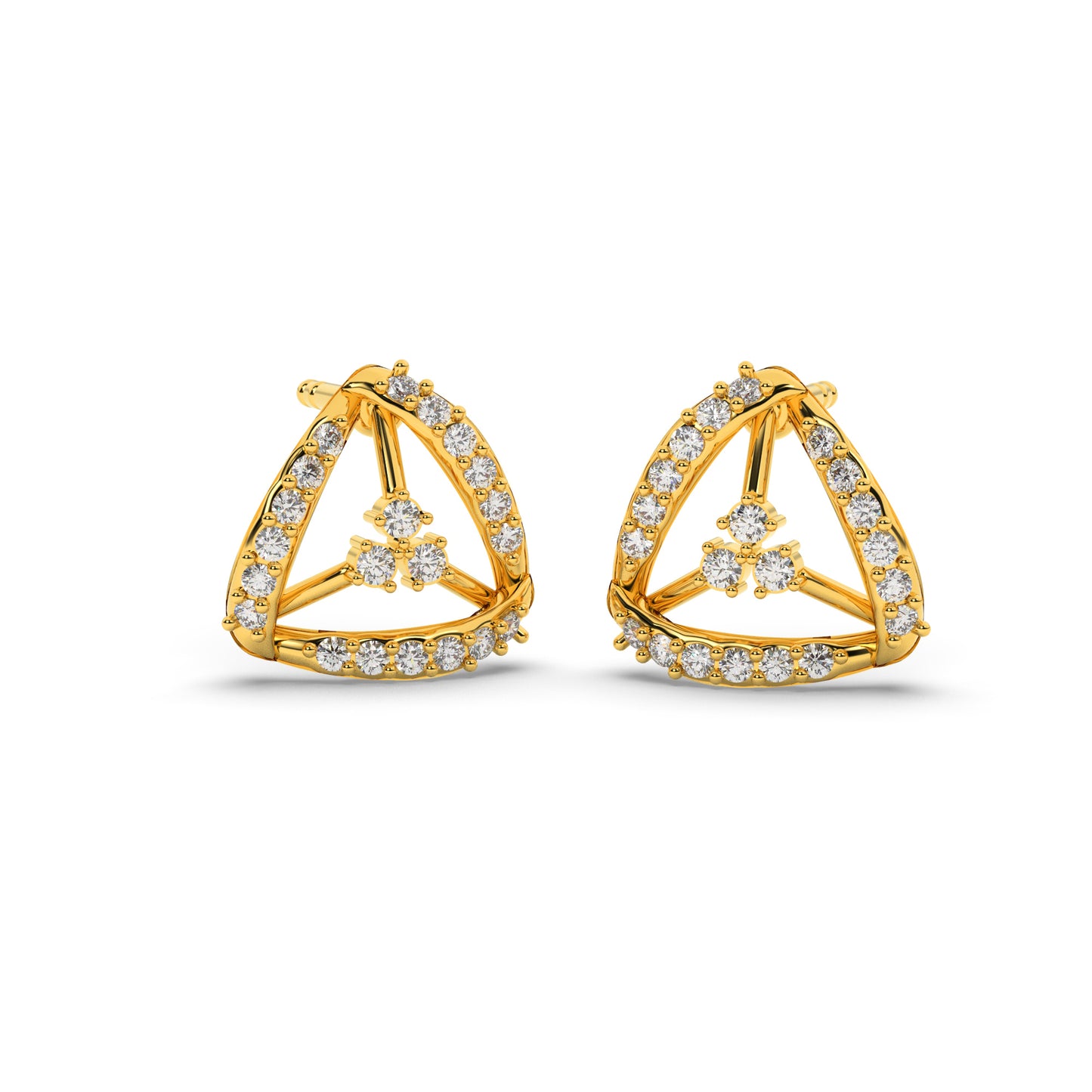 Luminous Lotus Earrings 18K