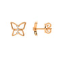 Gilded Gardenia Earrings 18K