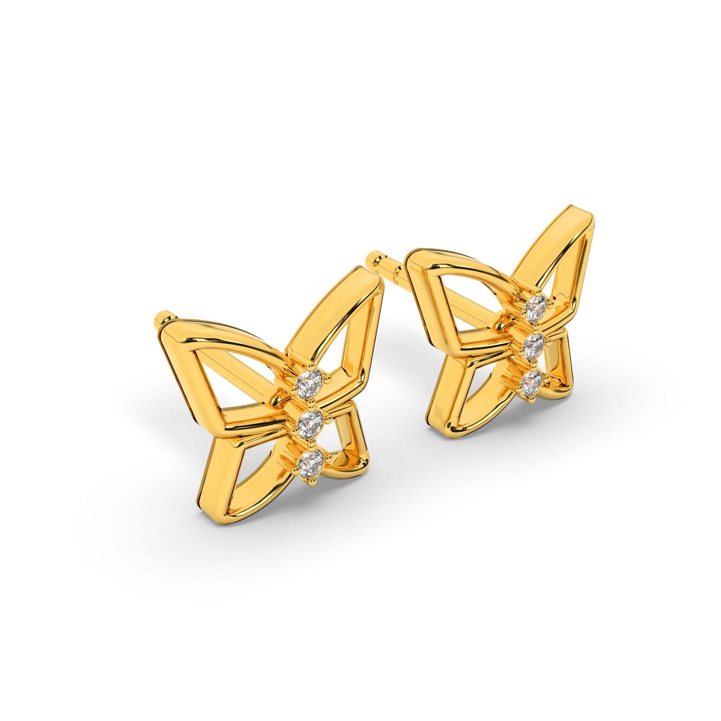 Gilded Gardenia Earrings
