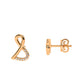 Cosmic Crescent Earrings 18K