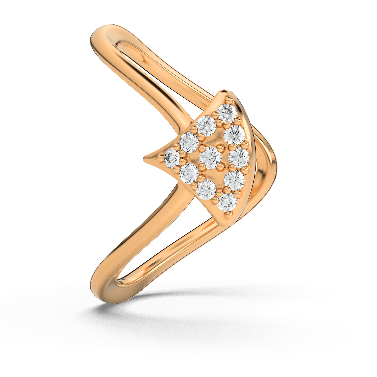 Whispering Seraph 18Kt Diamond Ring