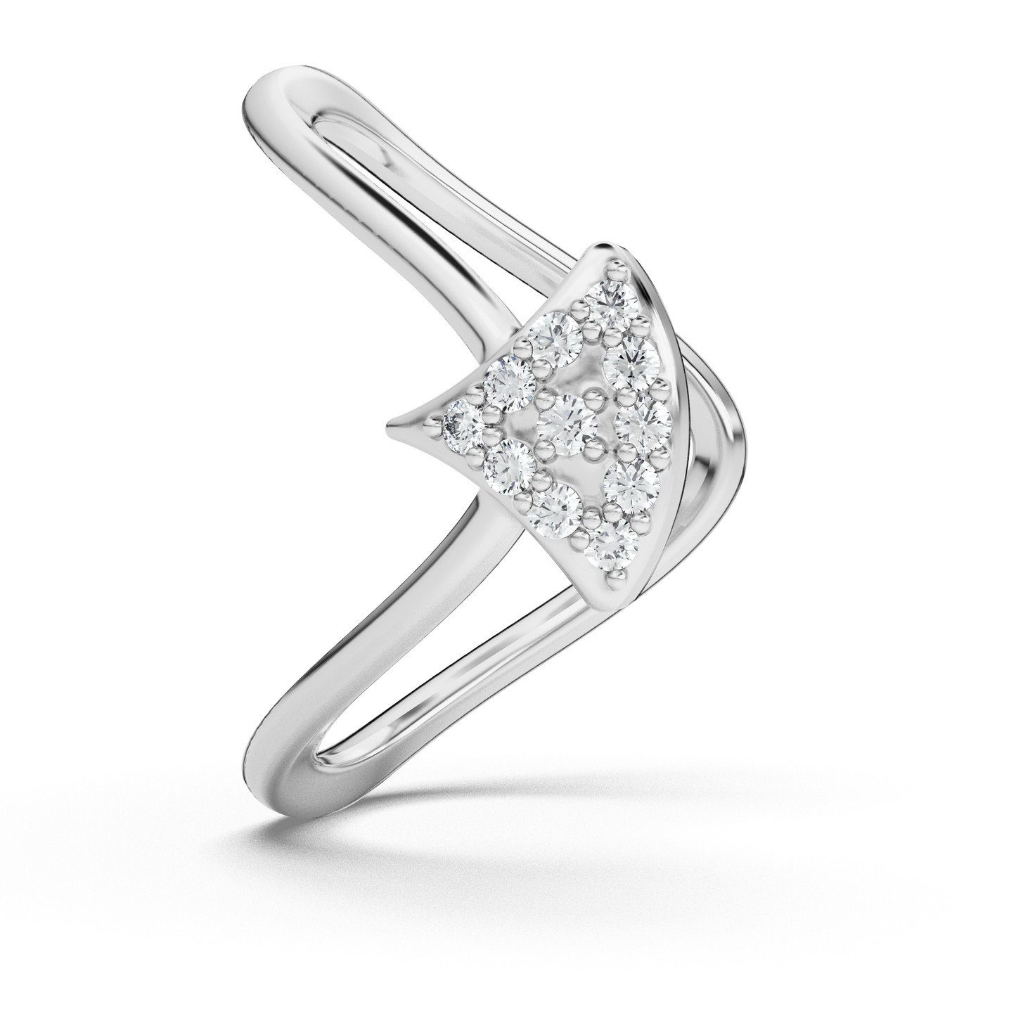 Whispering Seraph 14Kt Diamond Ring