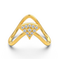 Whispering Seraph 14Kt Diamond Ring