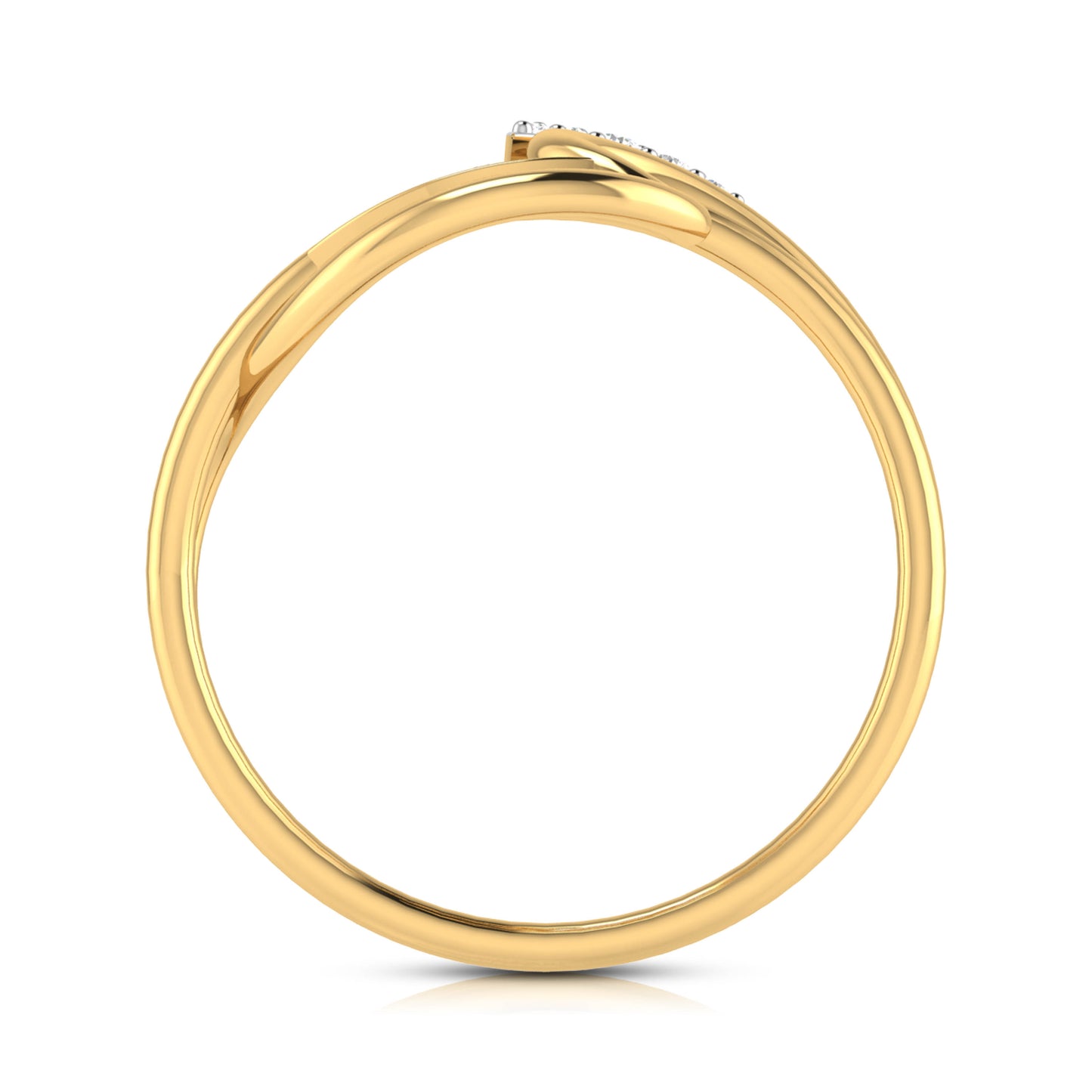 Ember Elegance 14Kt Diamond Ring