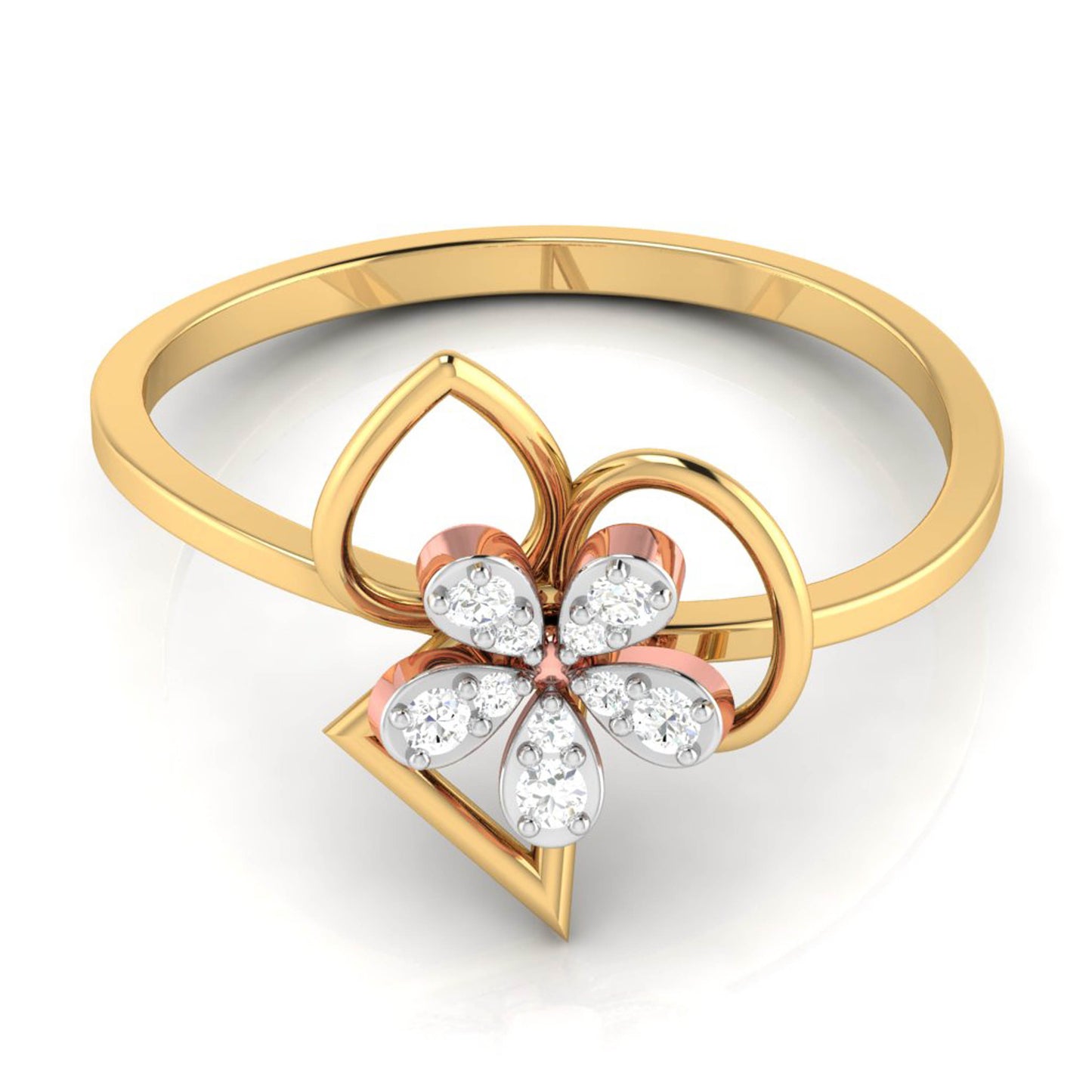 Enchanted Emberglade 14Kt Diamond Ring