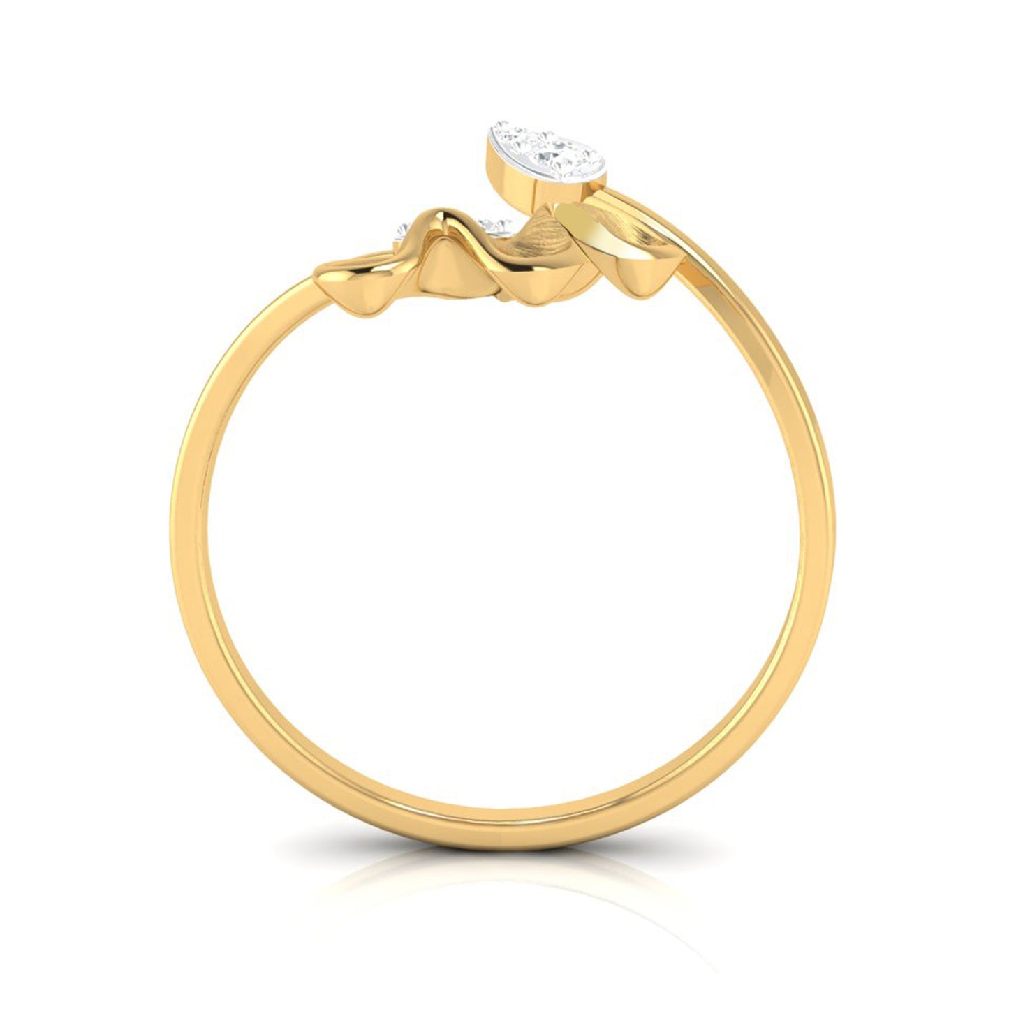 Lustrous Luminance Luminary 18Kt Diamond Ring