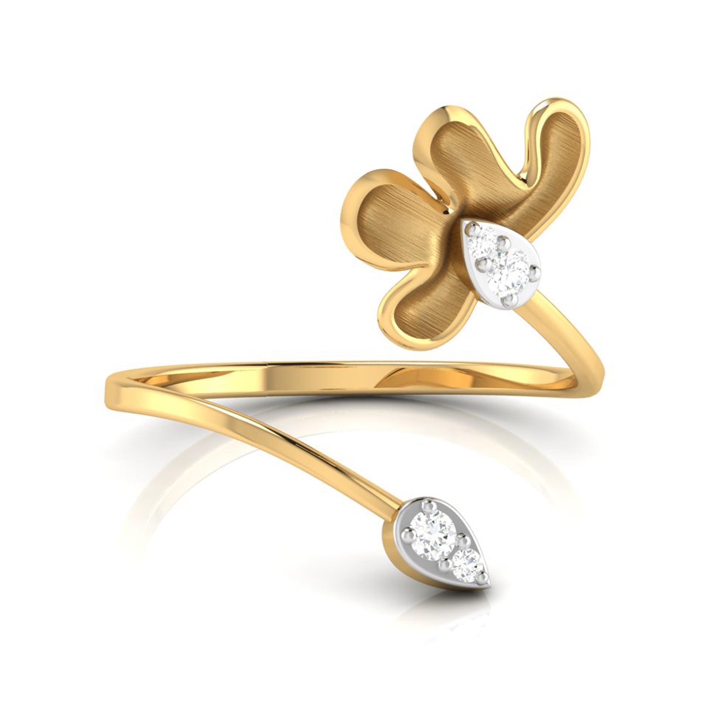 Lustrous Luminance Luminary 18Kt Diamond Ring