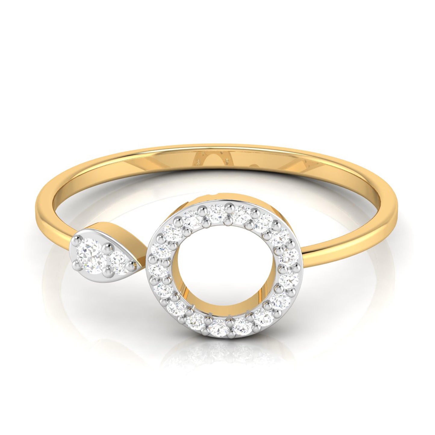 Moonlit Majesty Monarch 14Kt Diamond Ring