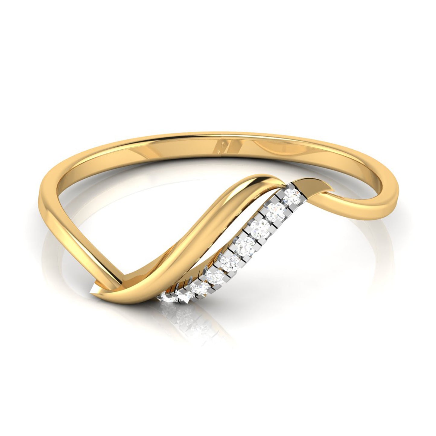 Regal Riverstone Radiance 14Kt Diamond Ring