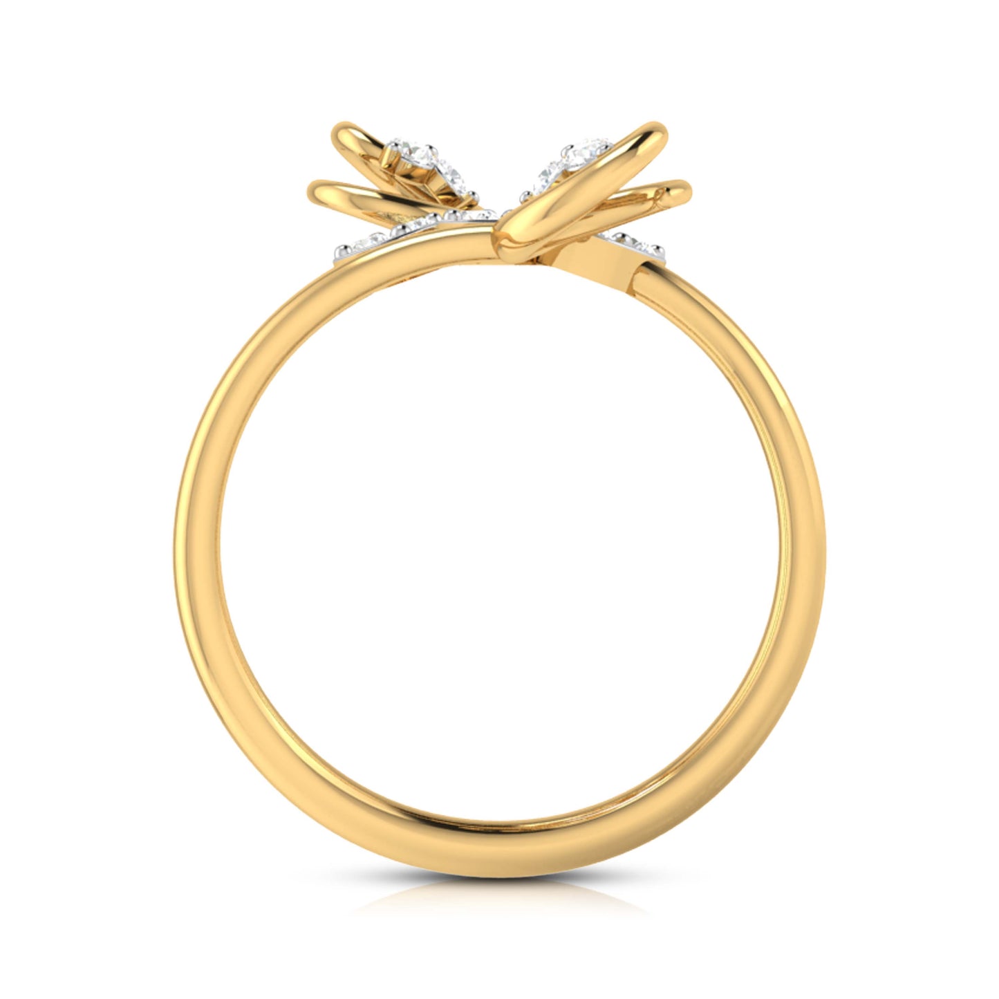 Opulent Oceanic Opus 14Kt Diamond Ring