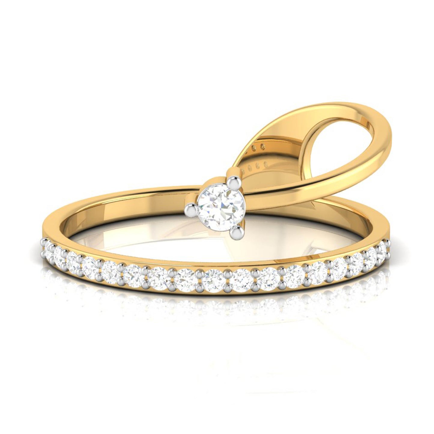 Regal Radiance Resplendence 14Kt Diamond Ring