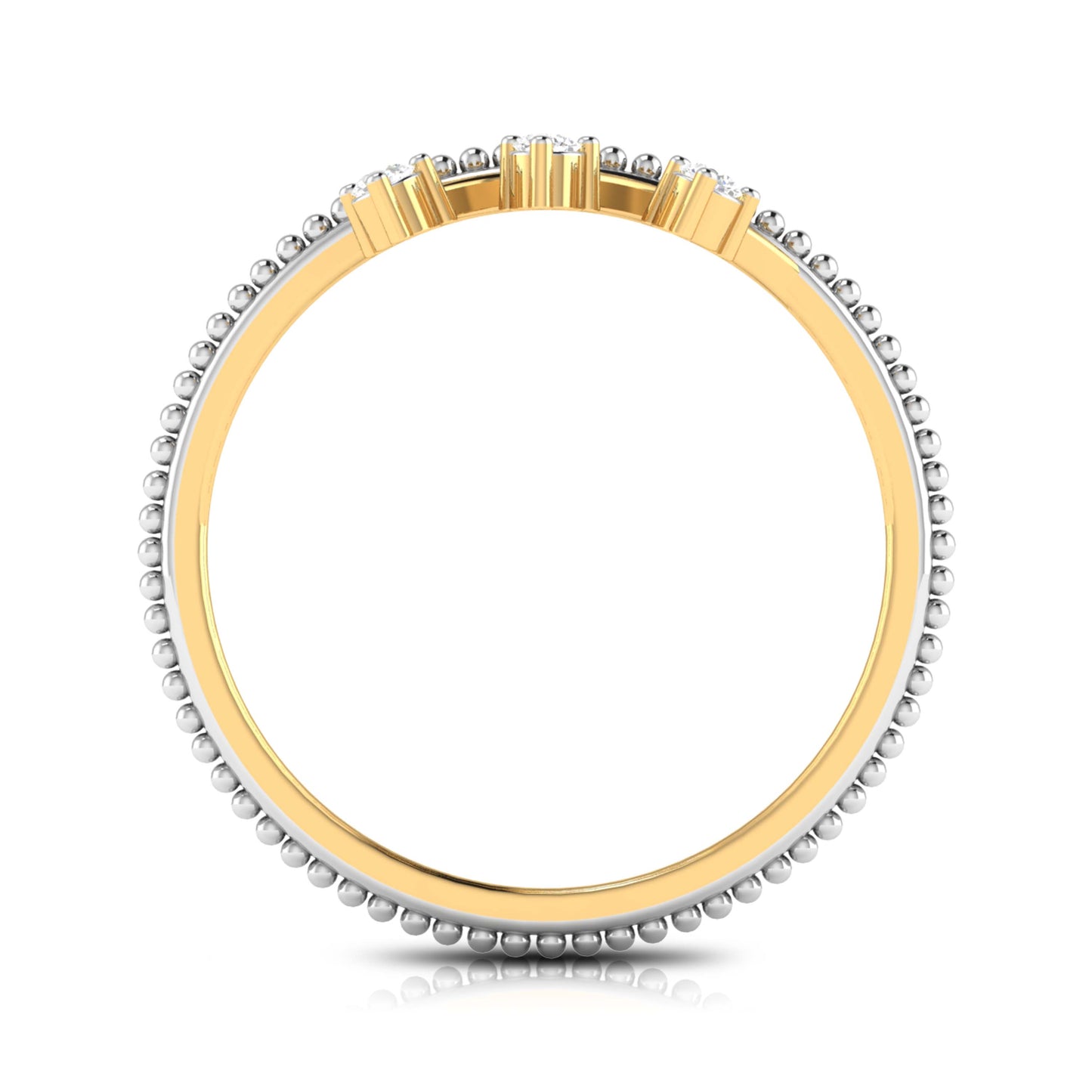 Radiant Rhapsody Resonance 14Kt Diamond Ring